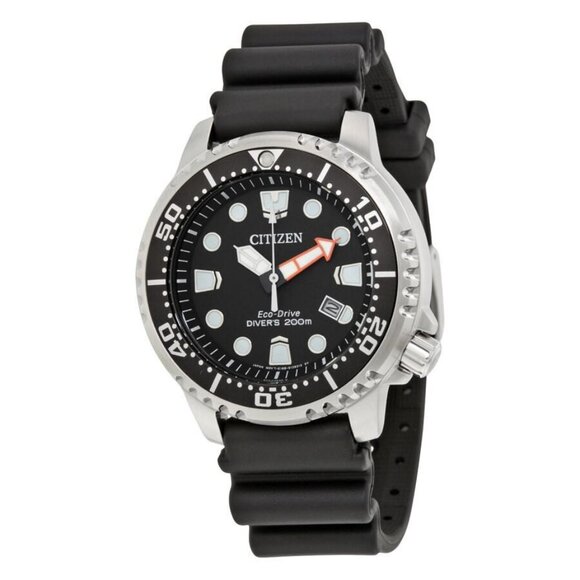 NWT Authentic Citizen Promaster Diver 200 Meters Eco-Drive Black Dial Men's Watc - Picture 1 of 3